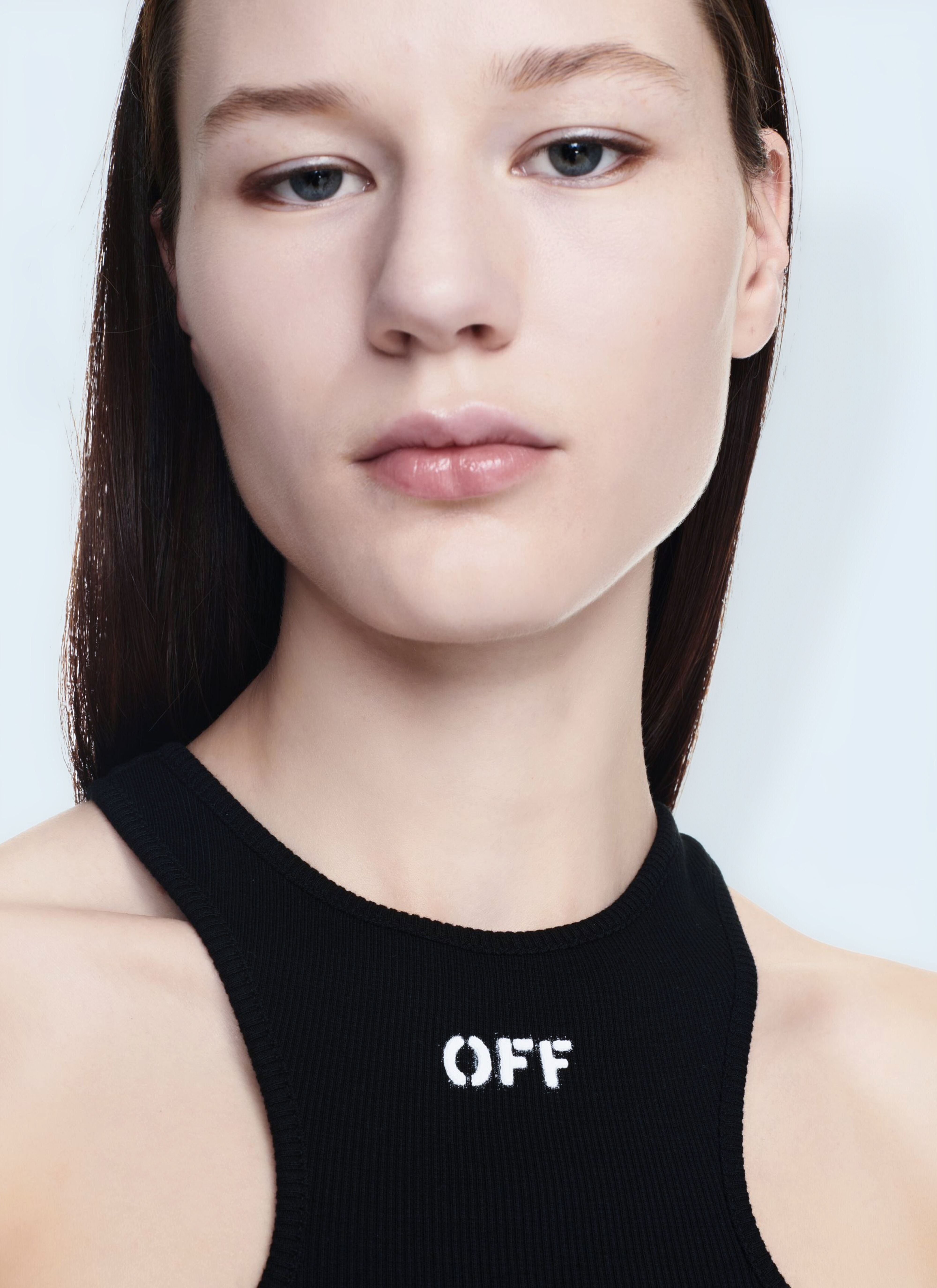 Off Stamp Ribbed Top - 4