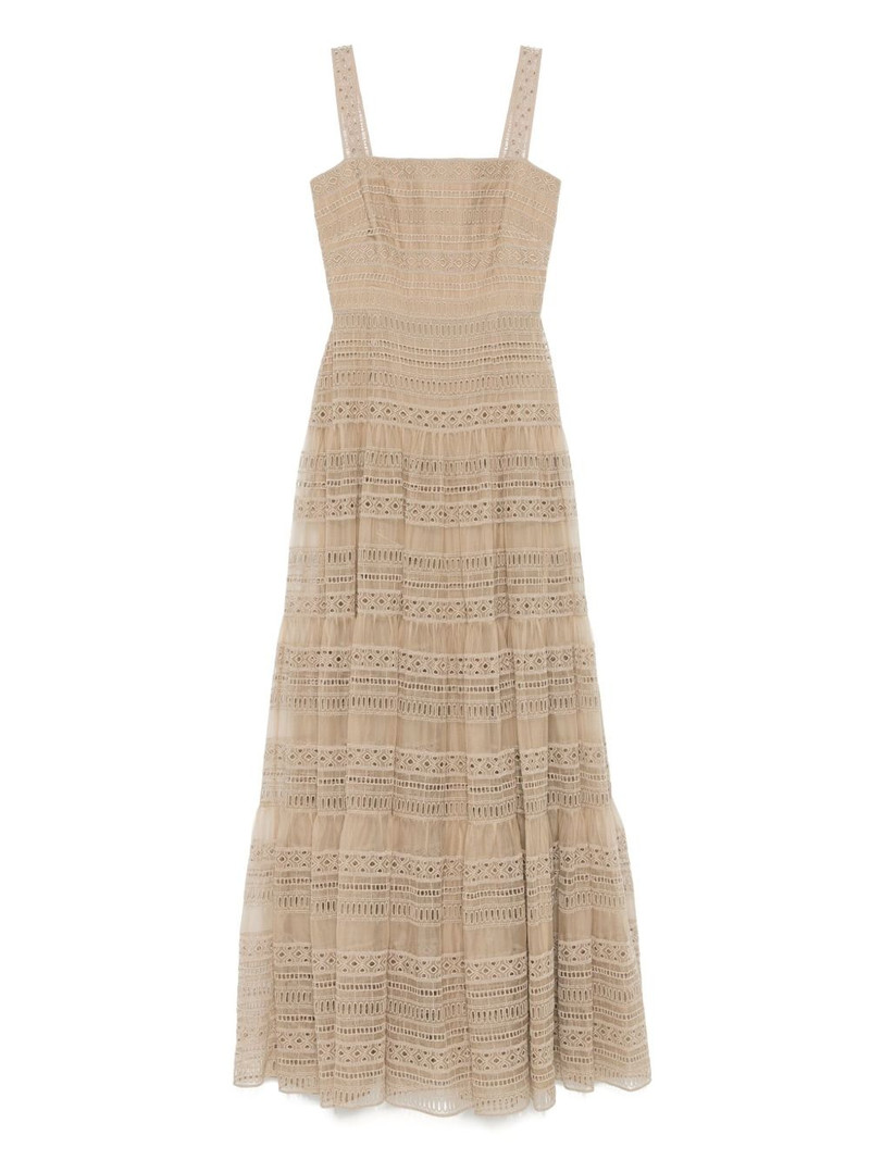 embroidered organza maxi dress 1