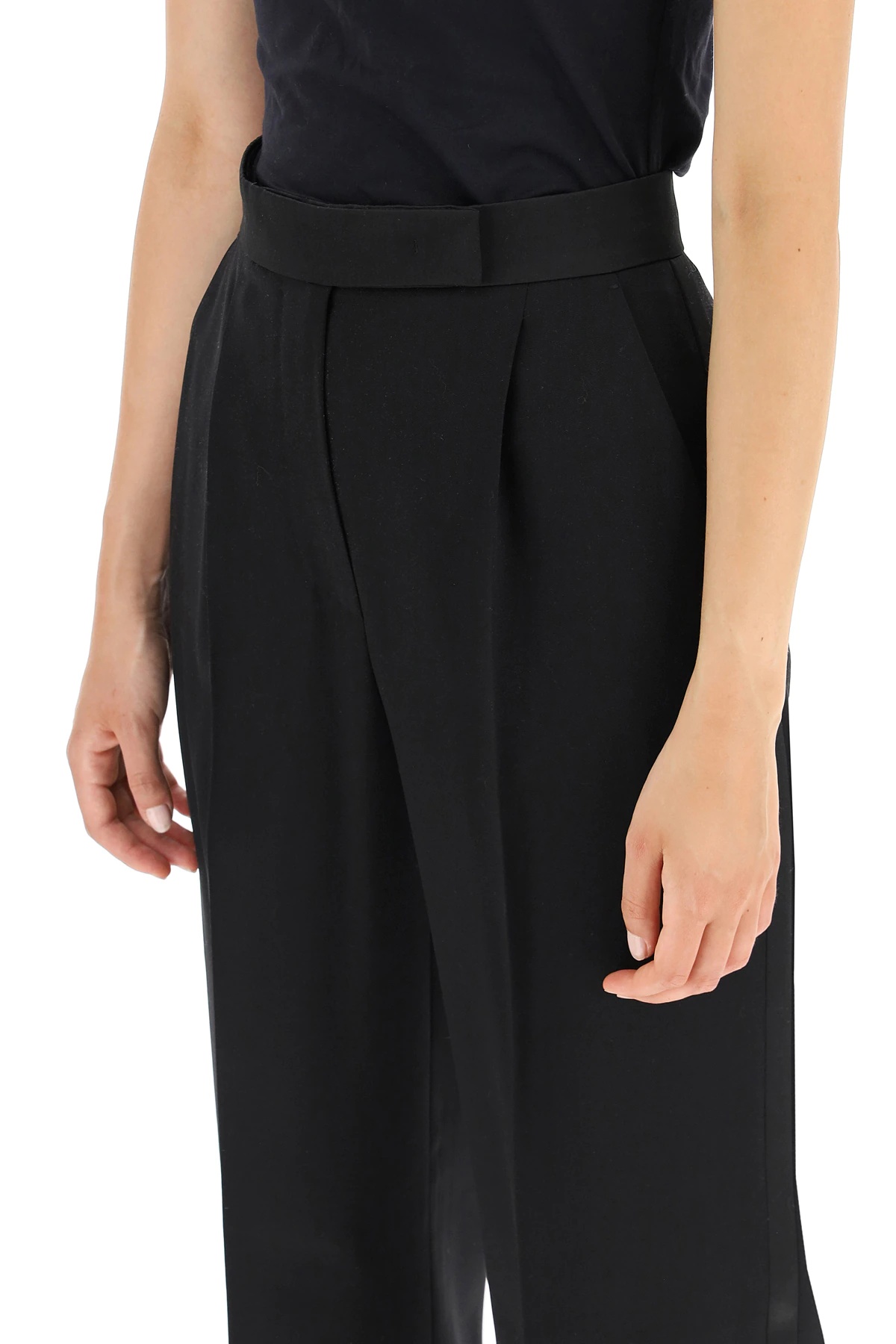 GABARDINE TUXEDO TROUSERS - 5