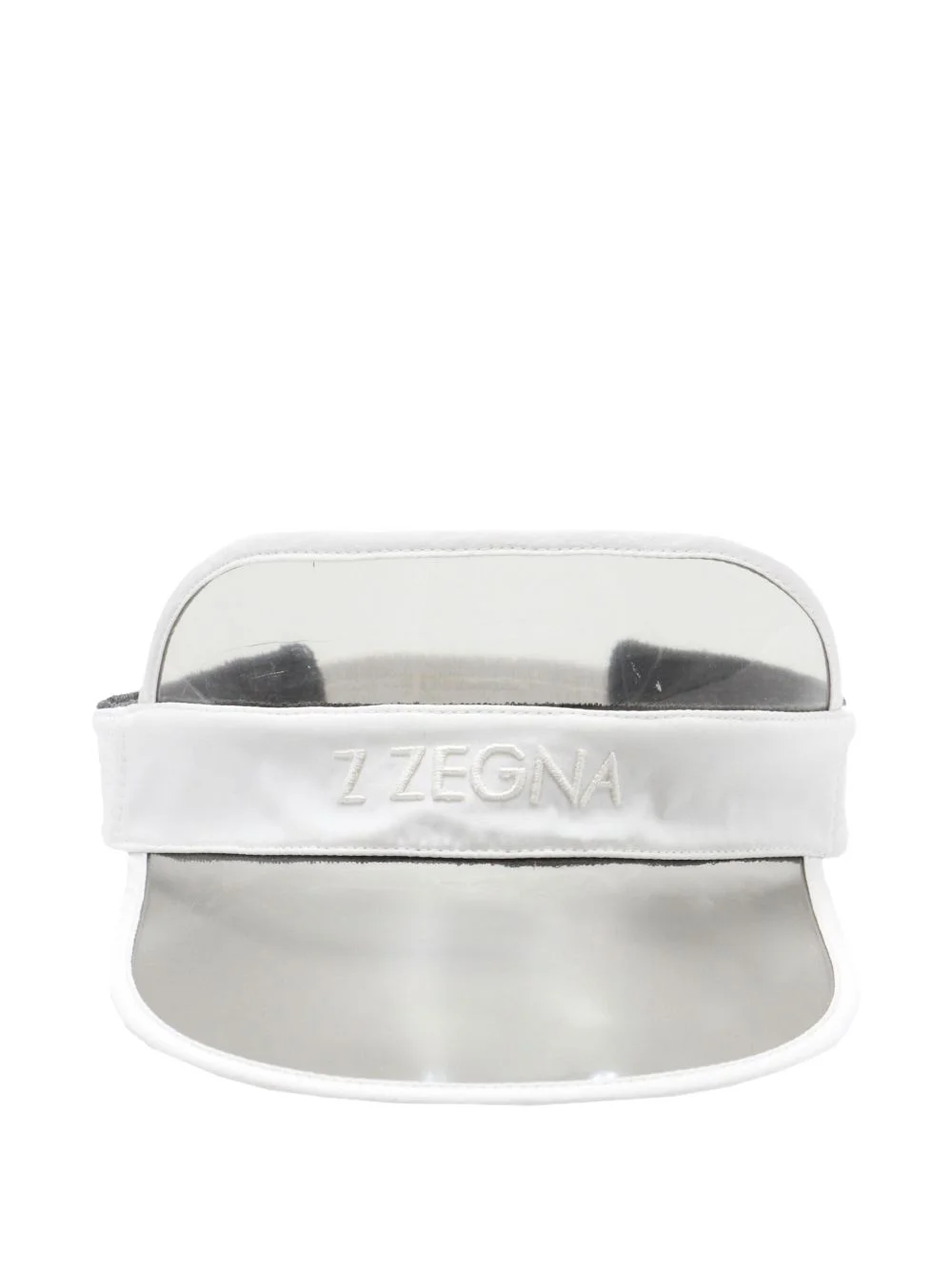 logo-embroidered visor cap - 1