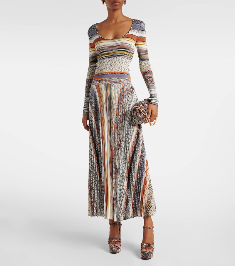 Missoni Angela Raschel lamé platform sandals outlook