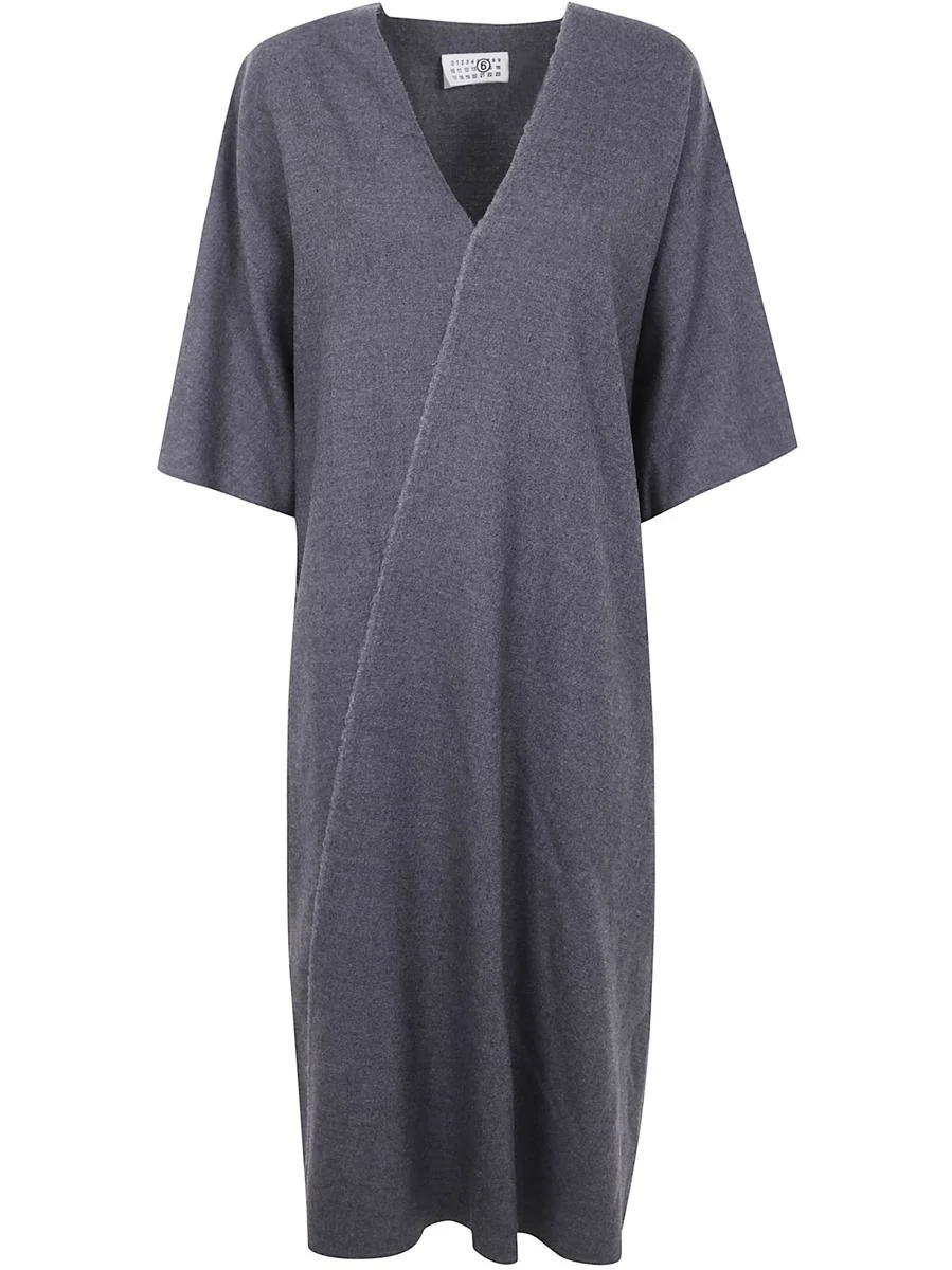 MM6 Maison Margiela Midi Dress Clothing - 1