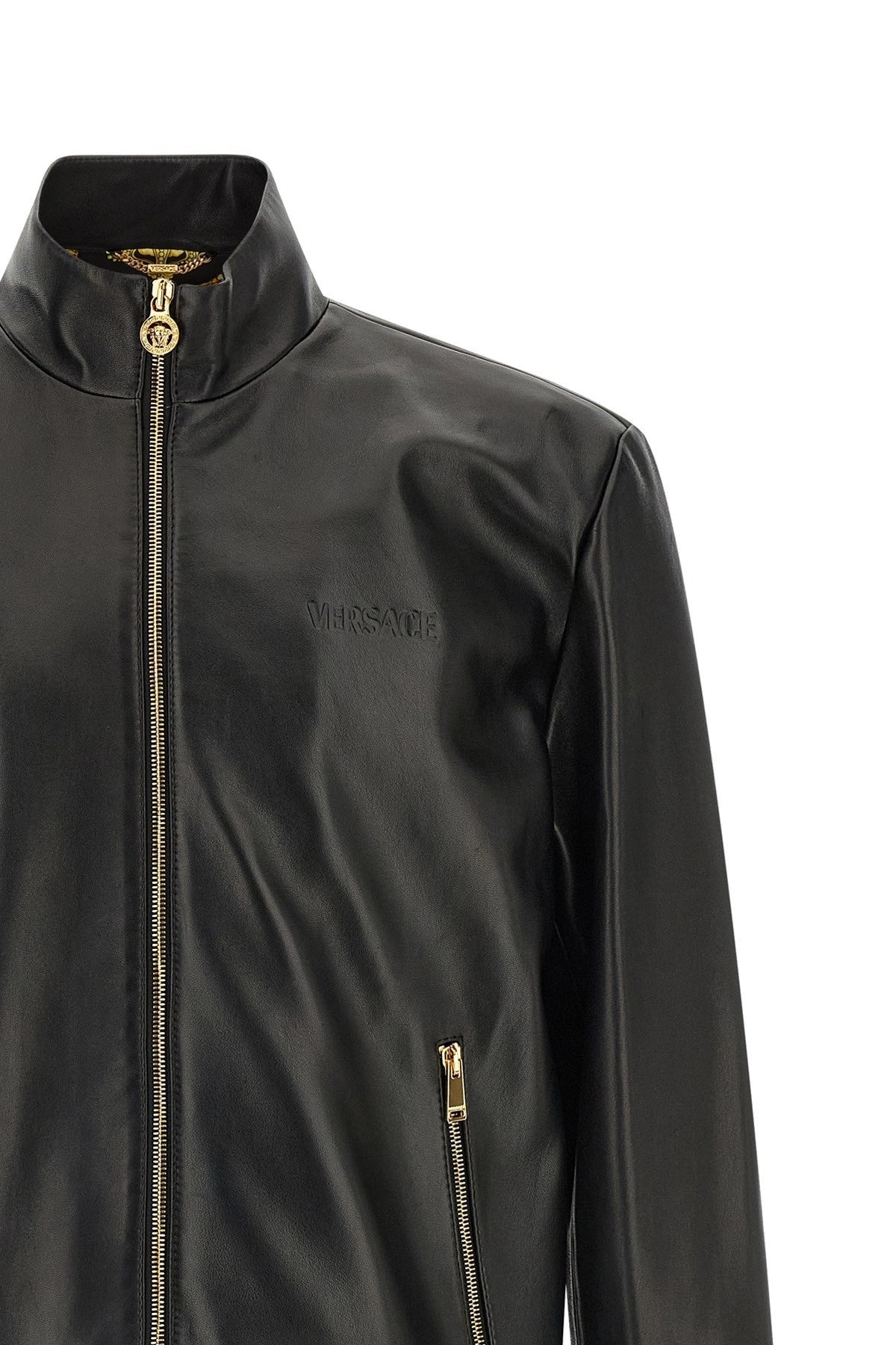 Versace Men Plongé Nappa Jacket - 4