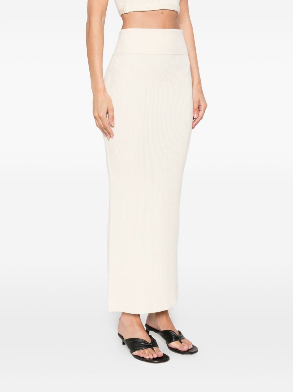 cotton high-rise skirt - 3