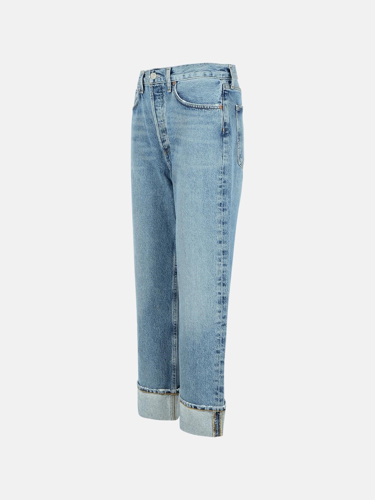 'FRAN' LIGHT BLUE DENIM JEANS - 2