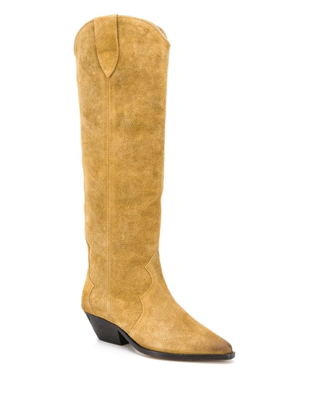 pointed knee-length boots - 2