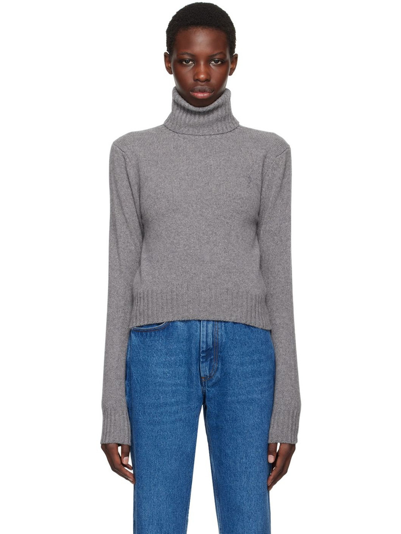 Gray Tonal Ami de Cœur Turtleneck 1