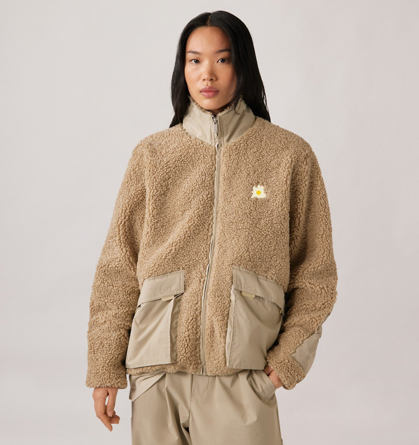 UNISEX TEDDY EDELWEISS ZIP JACKET - 2