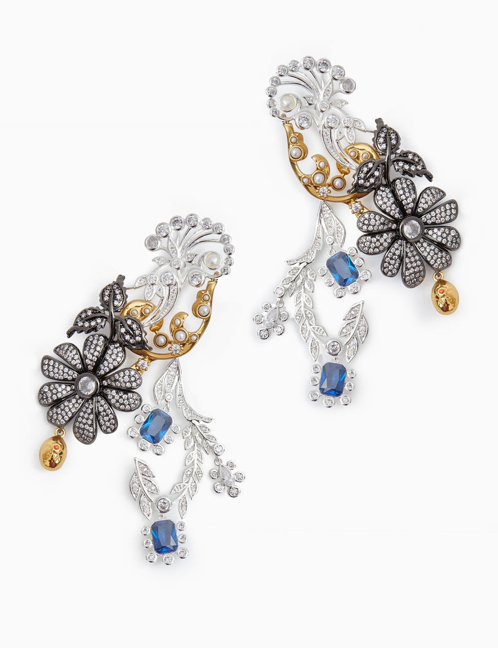 TANGLED COLLAGE EARRINGS - 3