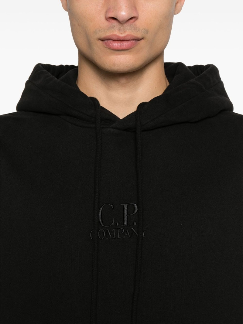 logo fleece hoodie 5