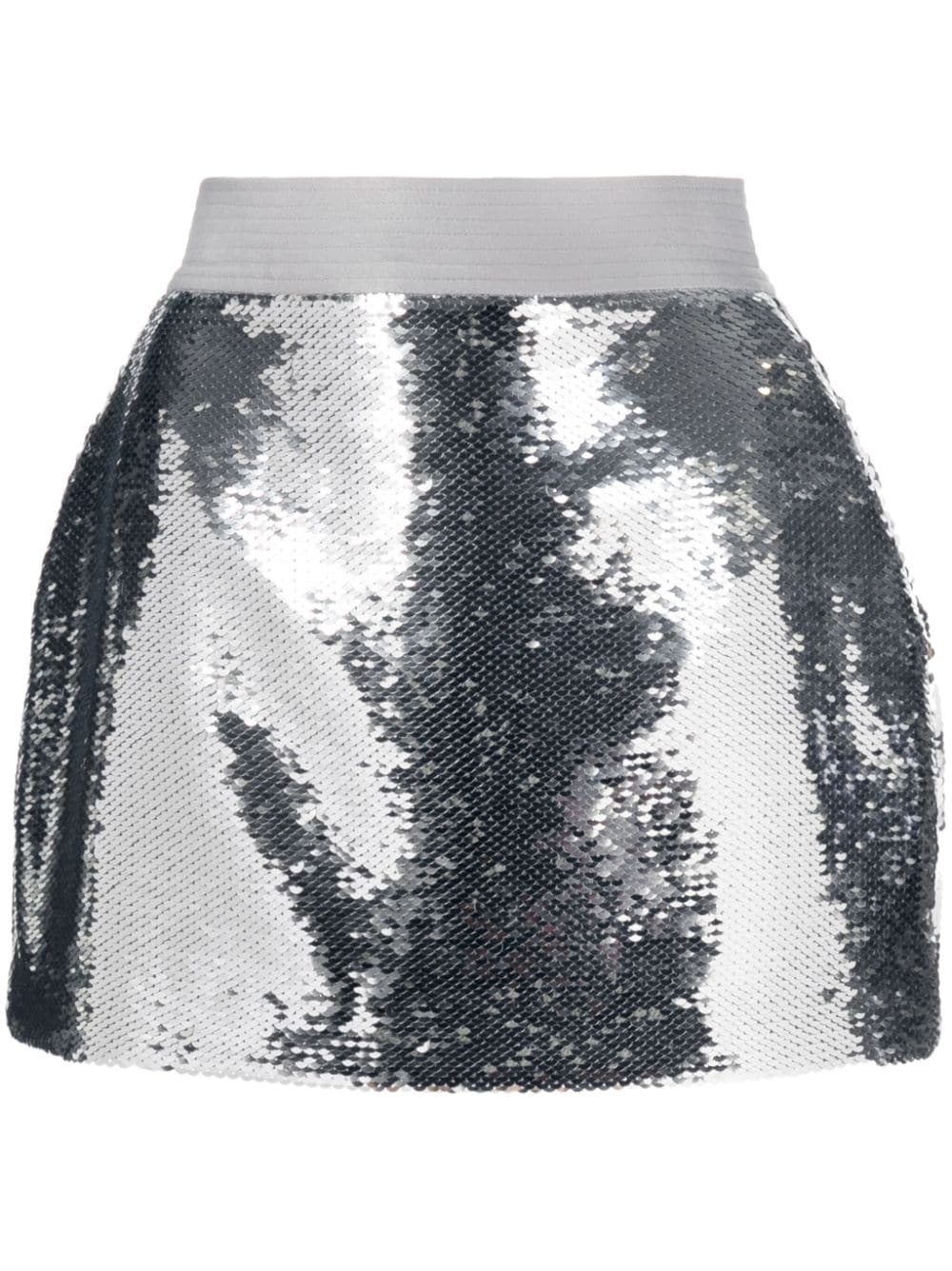 sequin-embellished mini skirt - 1