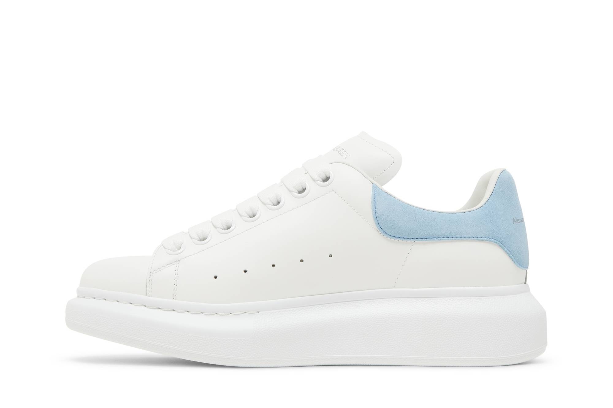 Alexander McQueen Wmns Oversized Sneaker 'White Powder Blue' - 3