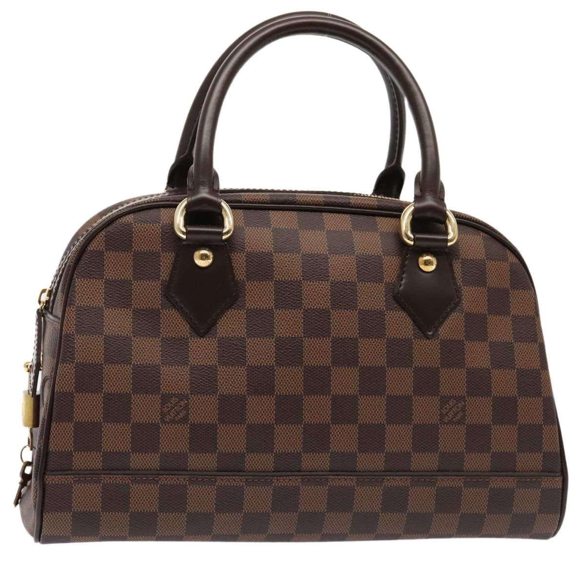 LOUIS VUITTON Damier Ebene Duomo Hand Bag N60008 - 1