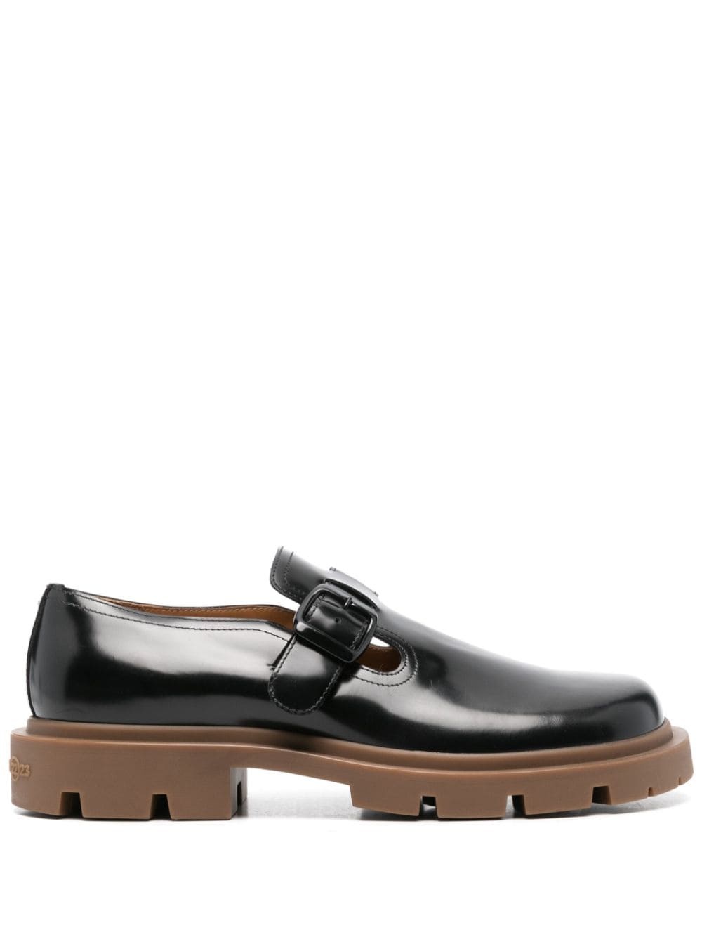 Ivy leather buckled shoes - 1