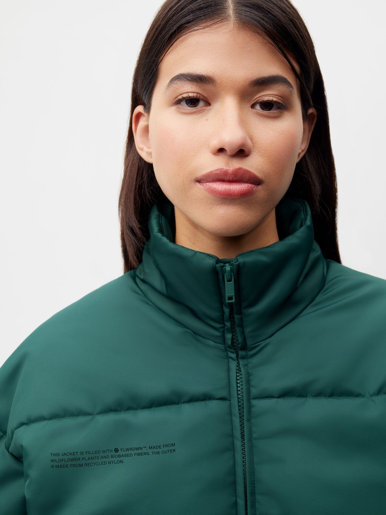 Womens FLWRDWN™ Bomber Jacket - Foliage Green - 4
