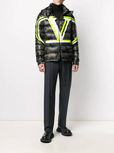 Valentino VLOGO camouflage quilted puffer jacket outlook