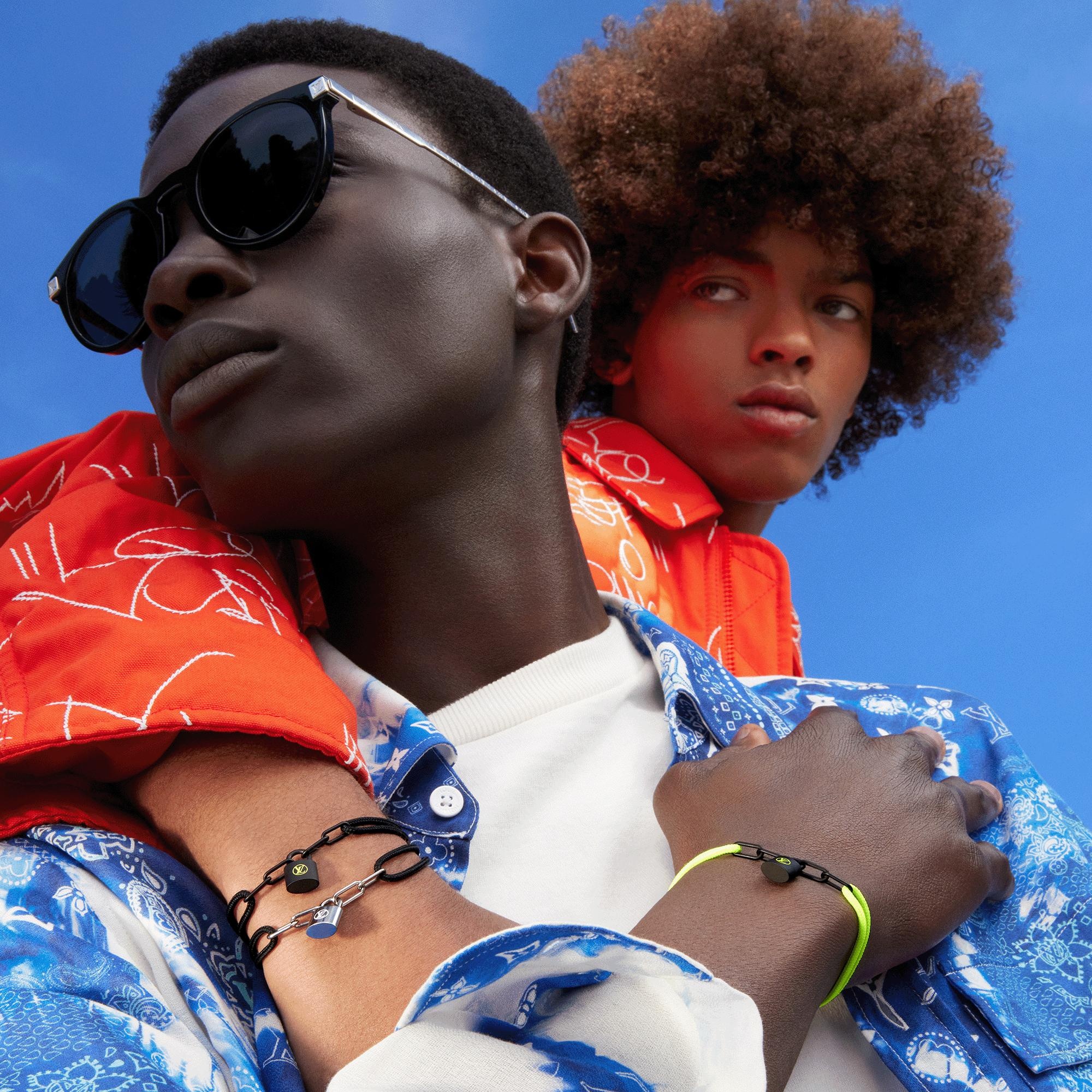 Silver Lockit X Virgil Abloh Bracelet, Black Titanium - 3