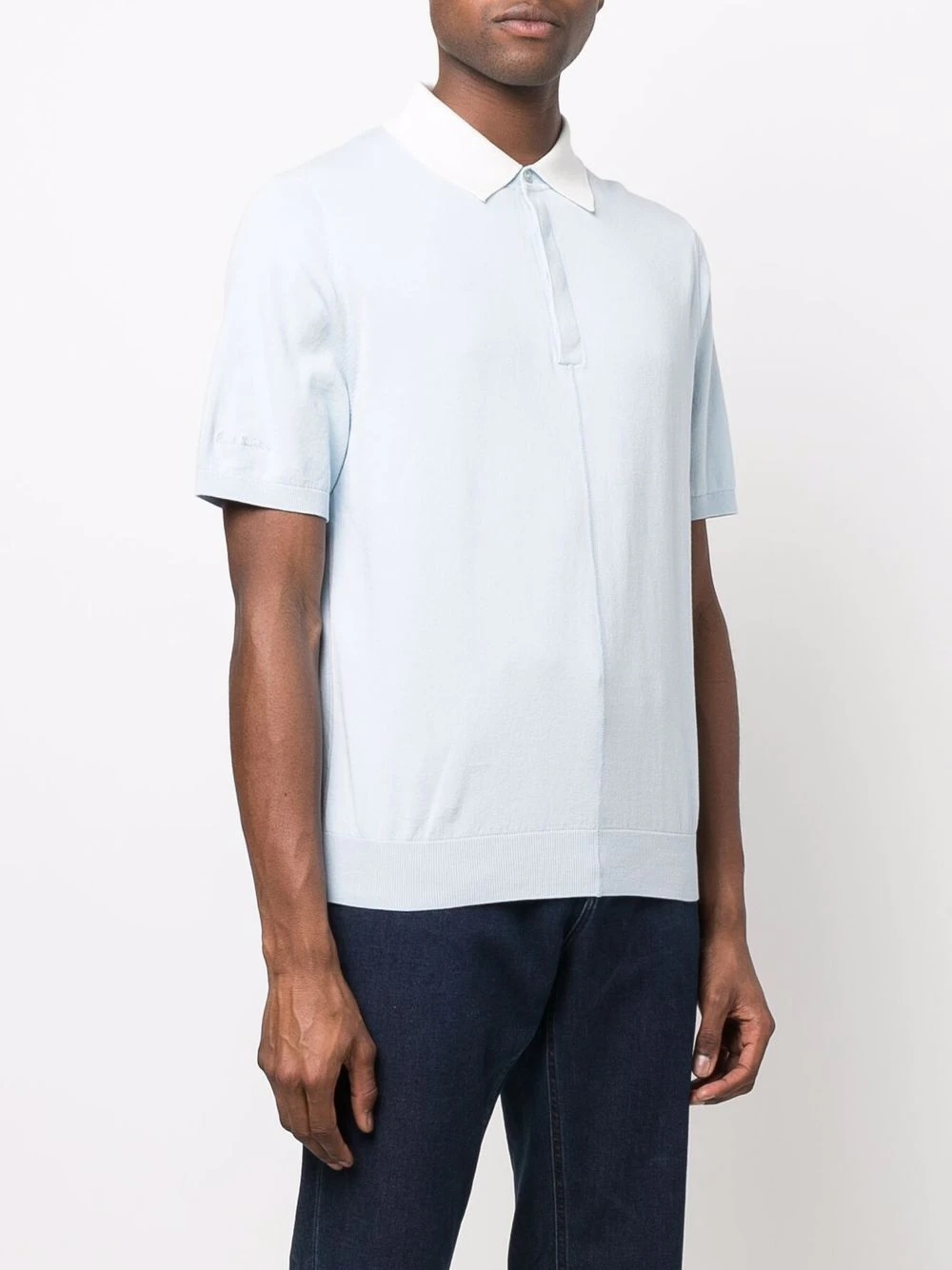 Contrast-Collar polo shirt - 3