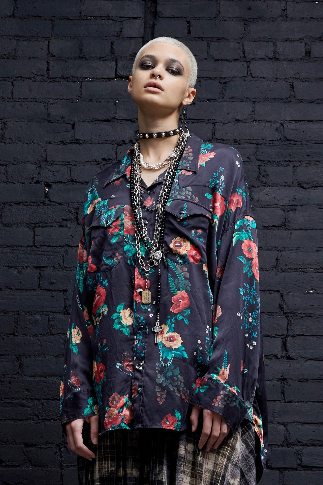 OVERSIZED COWBOY SHIRT - USELESS TREASURES - 1