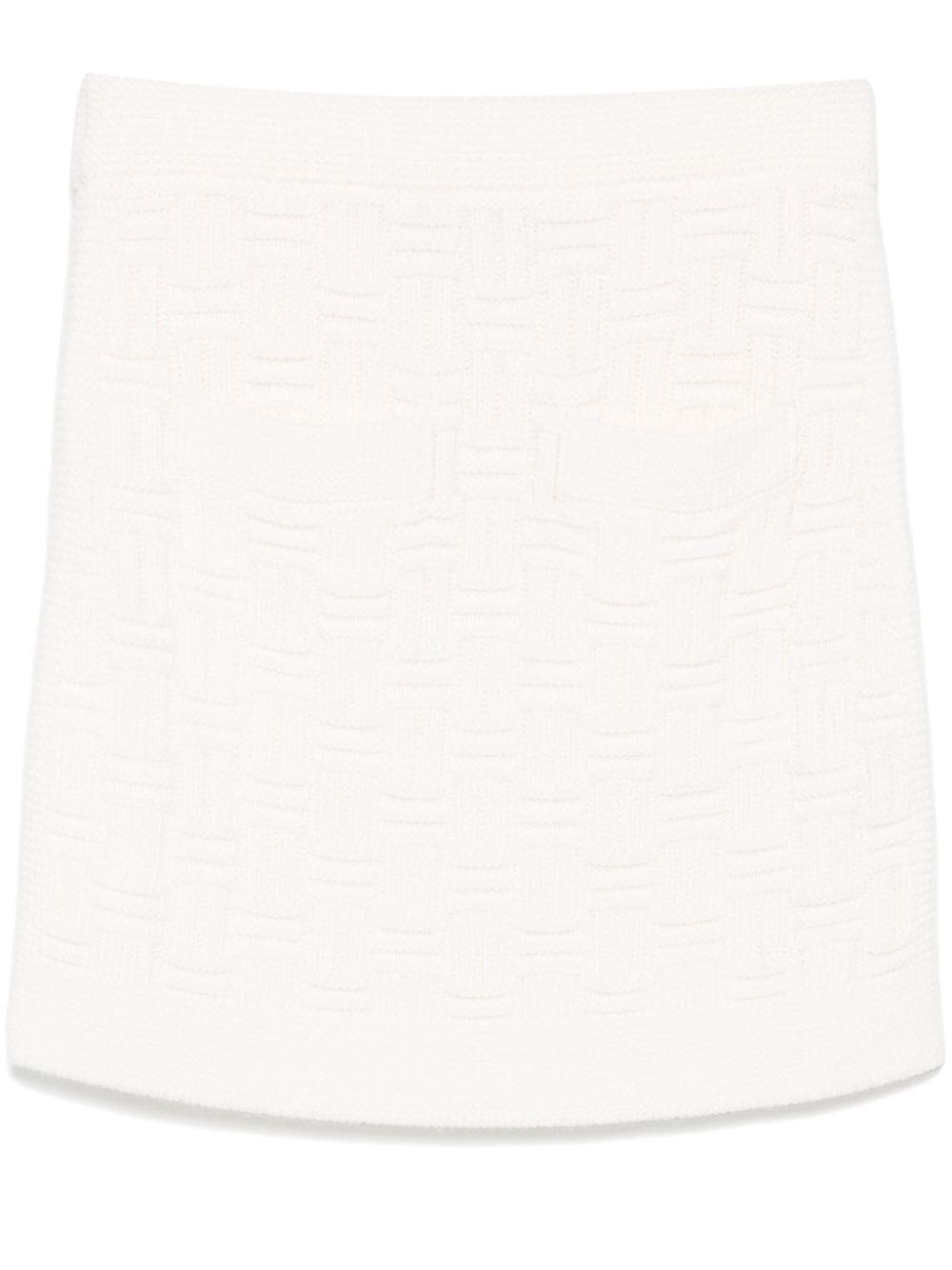 Column Stitch mini skirt - 1