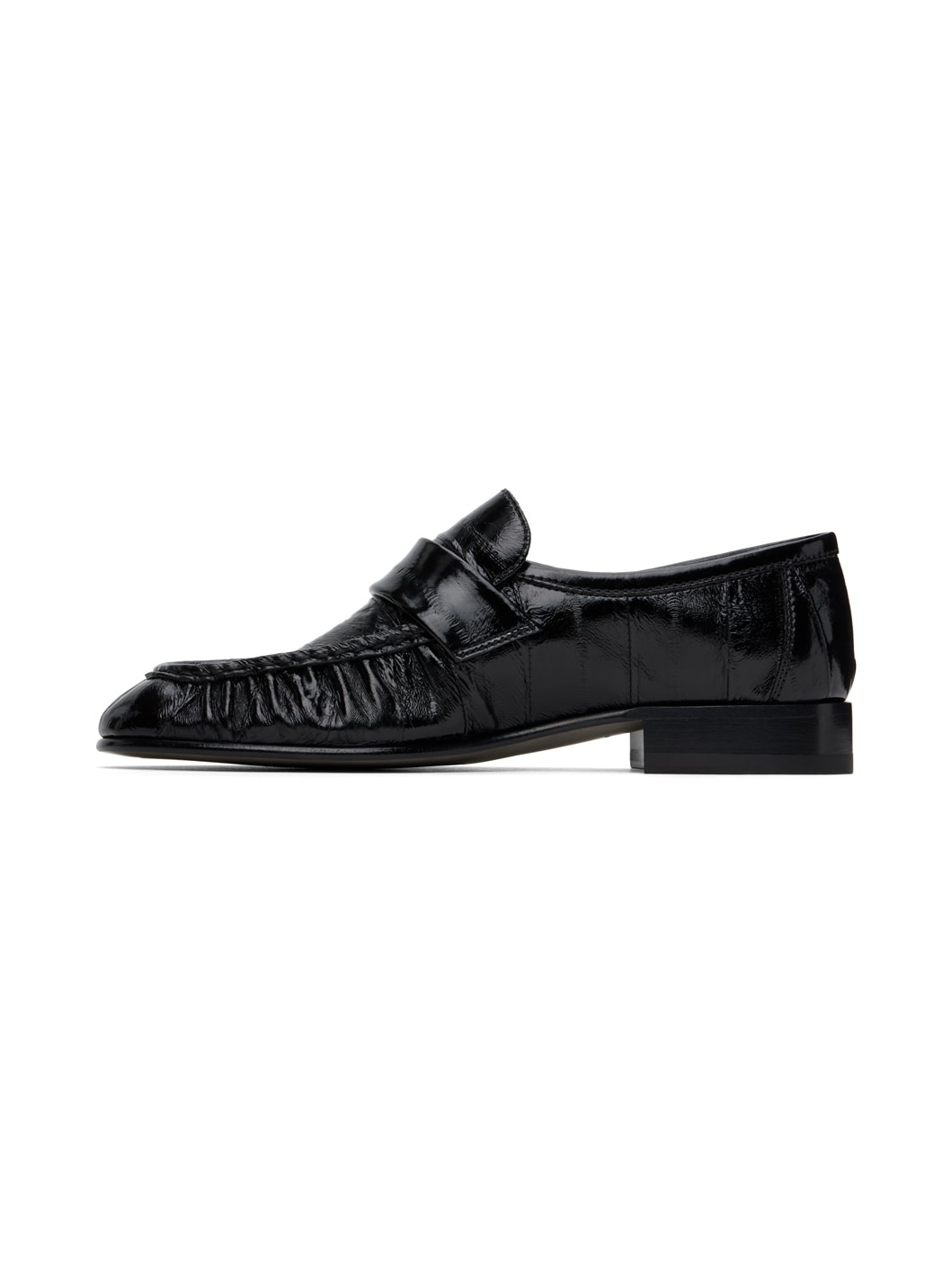 Black Soft Loafers - 3