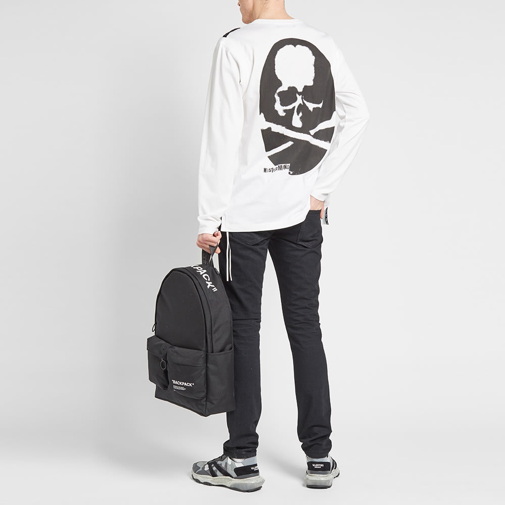 MASTERMIND WORLD Long Sleeve Punk Script Tee - 10