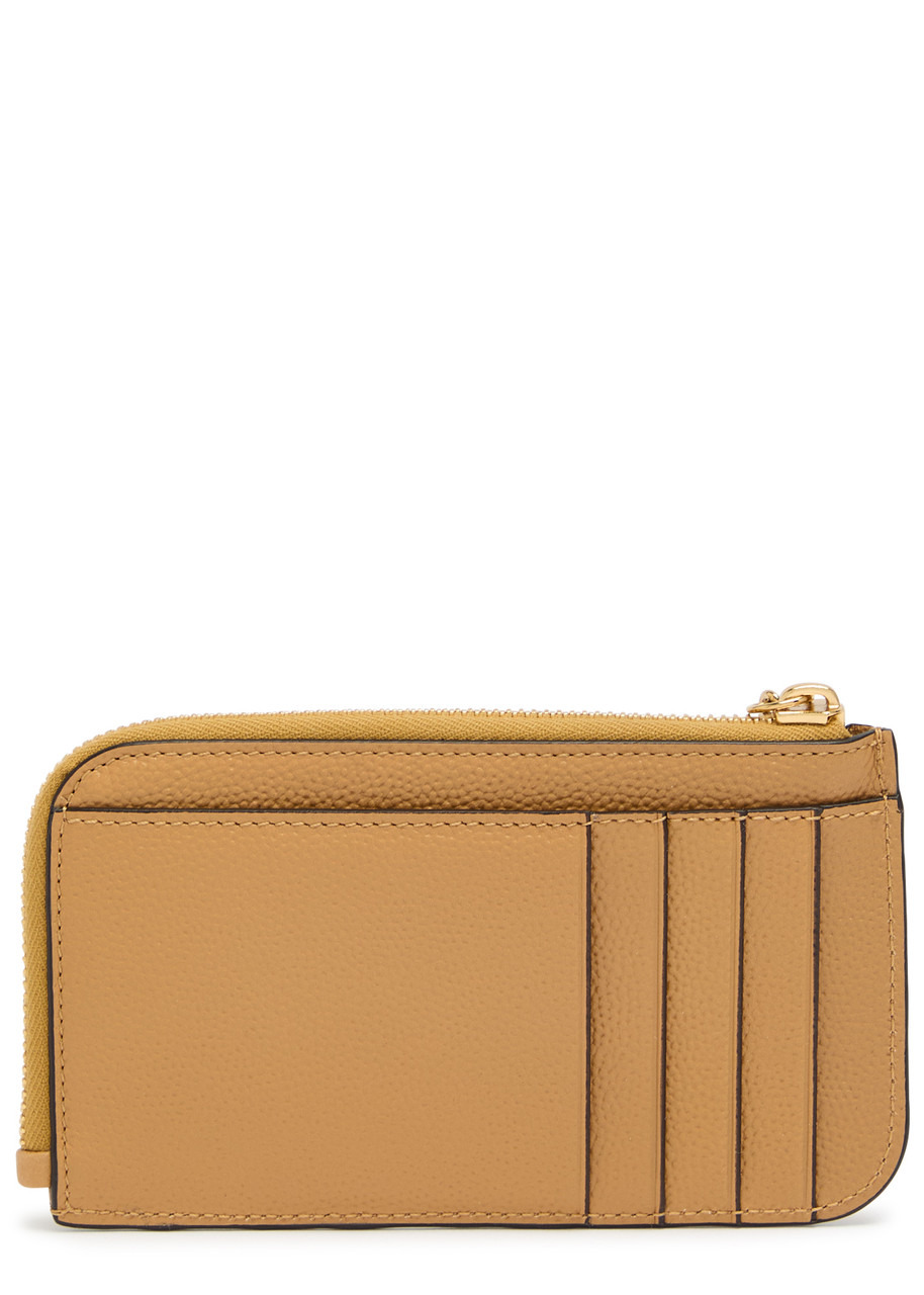 Chloe Charm-embellished Pebbled Leather Wallet - 2