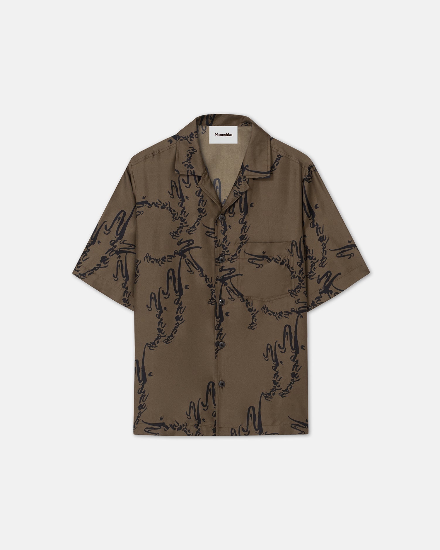 Printed Silk-Twill Shirt - 4