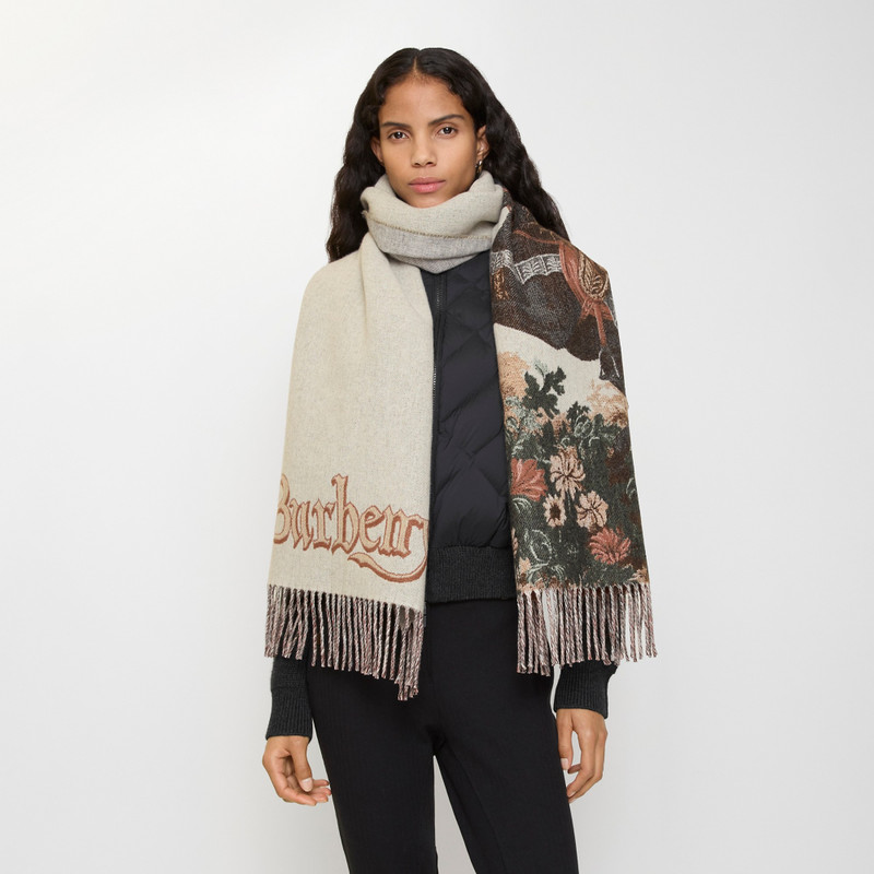 Stallion Portrait​ Cashmere Scarf 4