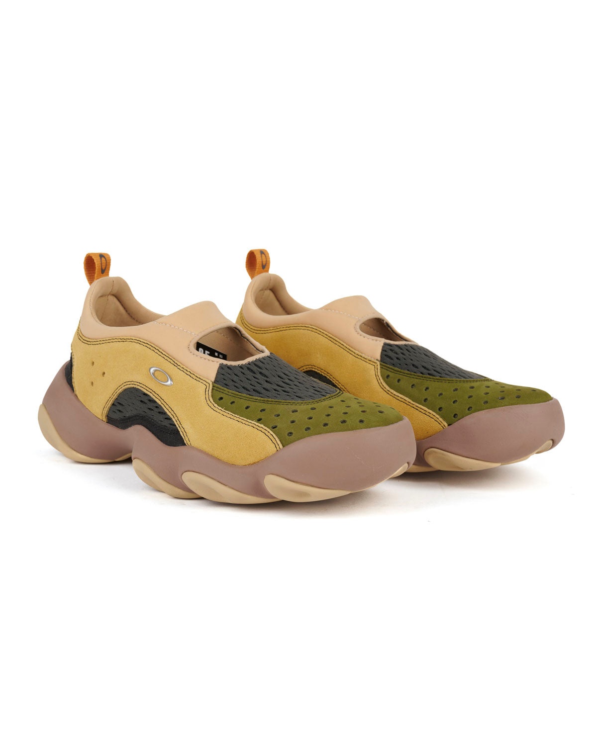 Brain Dead x Oakley Factory Team Suede Flesh Sandal - Whey/Multi - 2