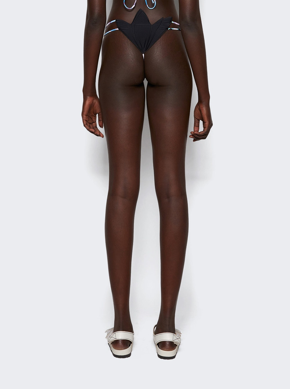 Iride Print Bikini Briefs Black - 5