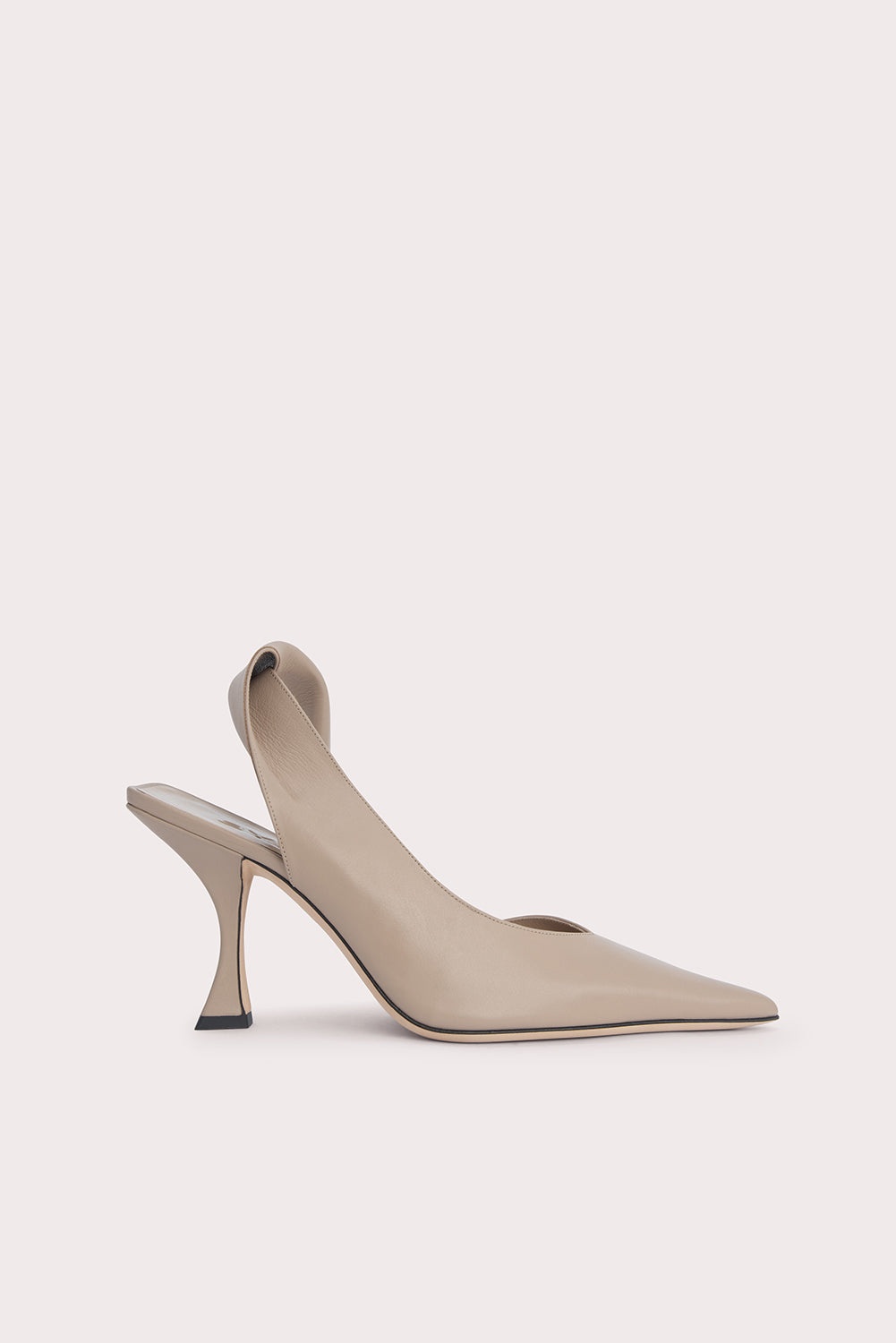 YASHA TAUPE NAPPA LEATHER - 1