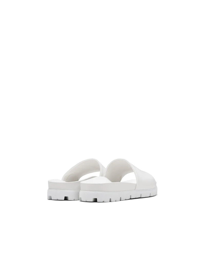 Leather slide sandals 5