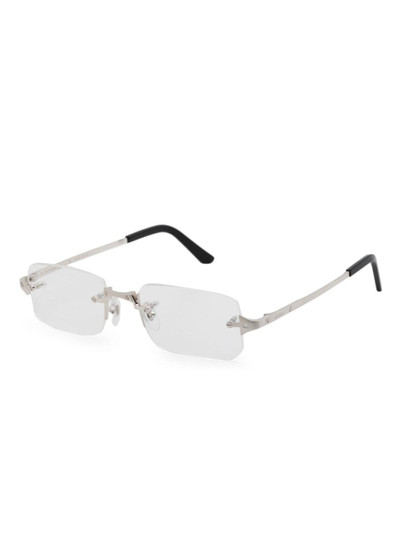 Cartier square-frame glasses outlook