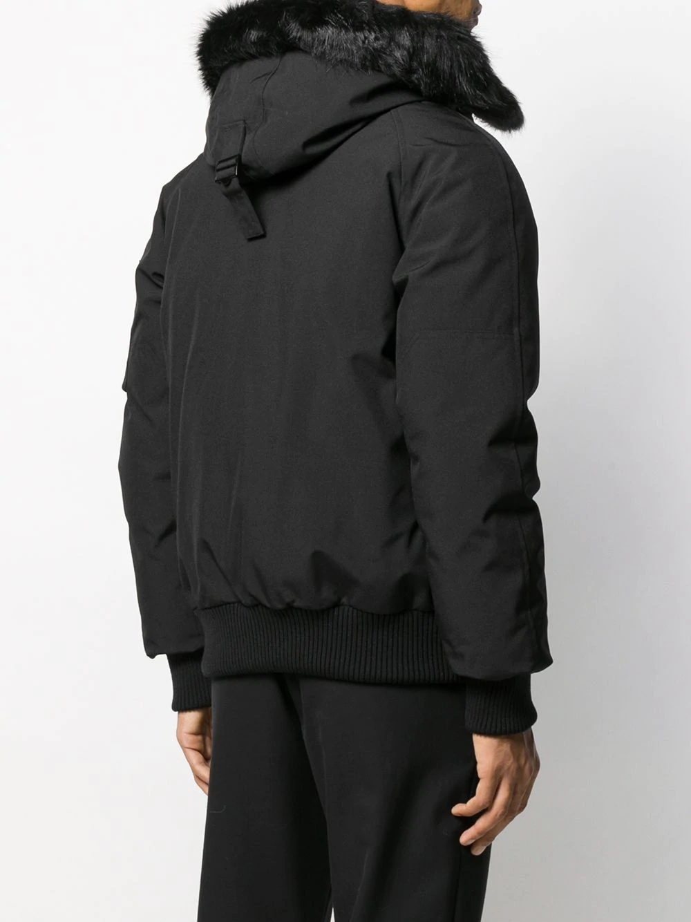 padded zip-up hooded jacket  - 4