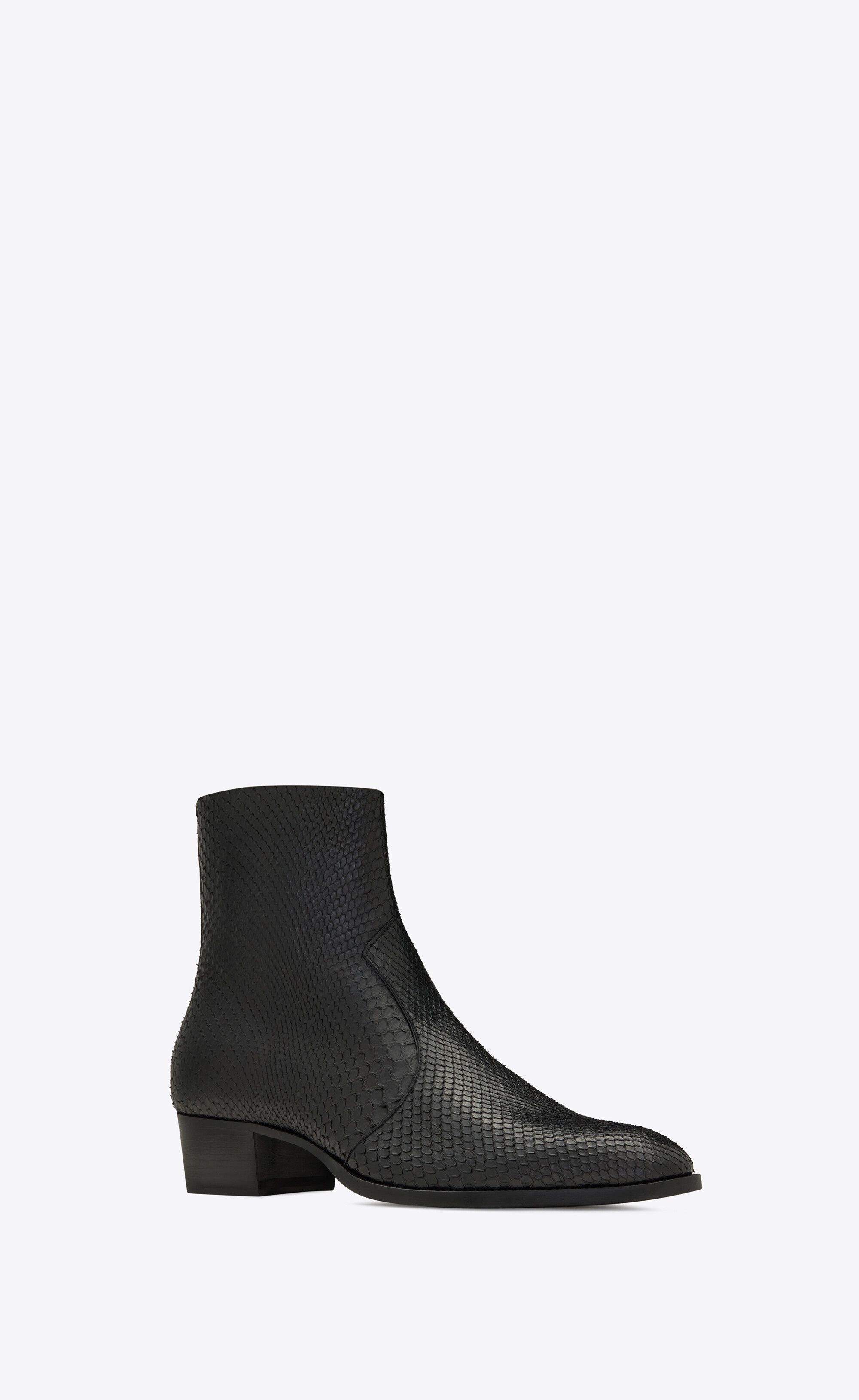 wyatt zipped boots in python - 4