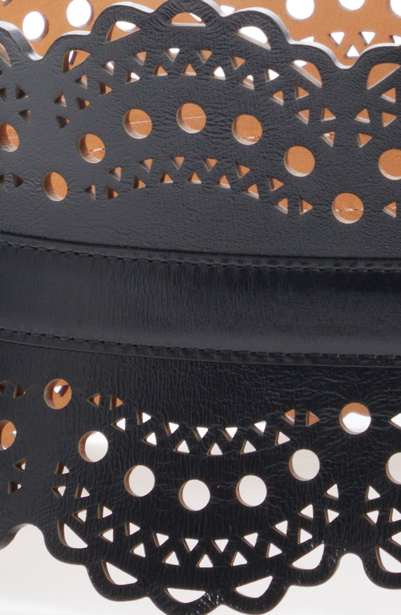 Lambskin Leather Wide Corset Belt - 4