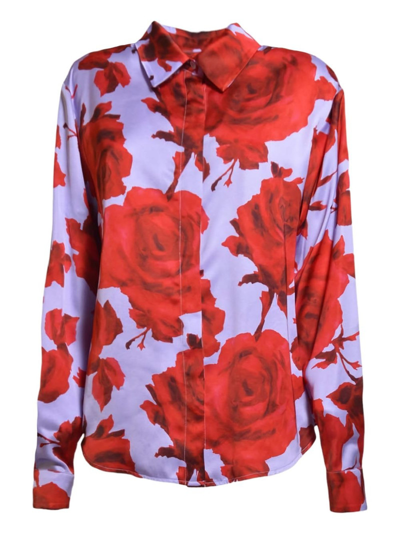 floral-print shirt 1