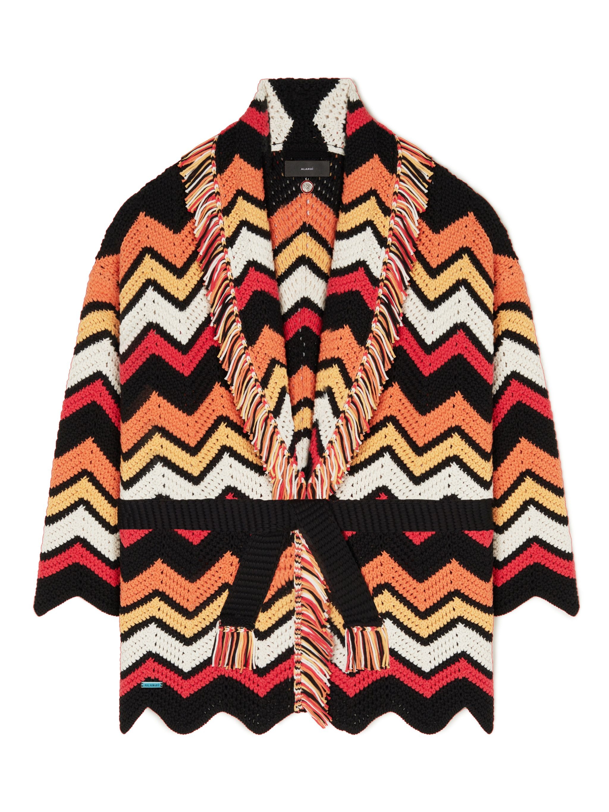 Kaleidoscopic Chevron Cardigan - 7