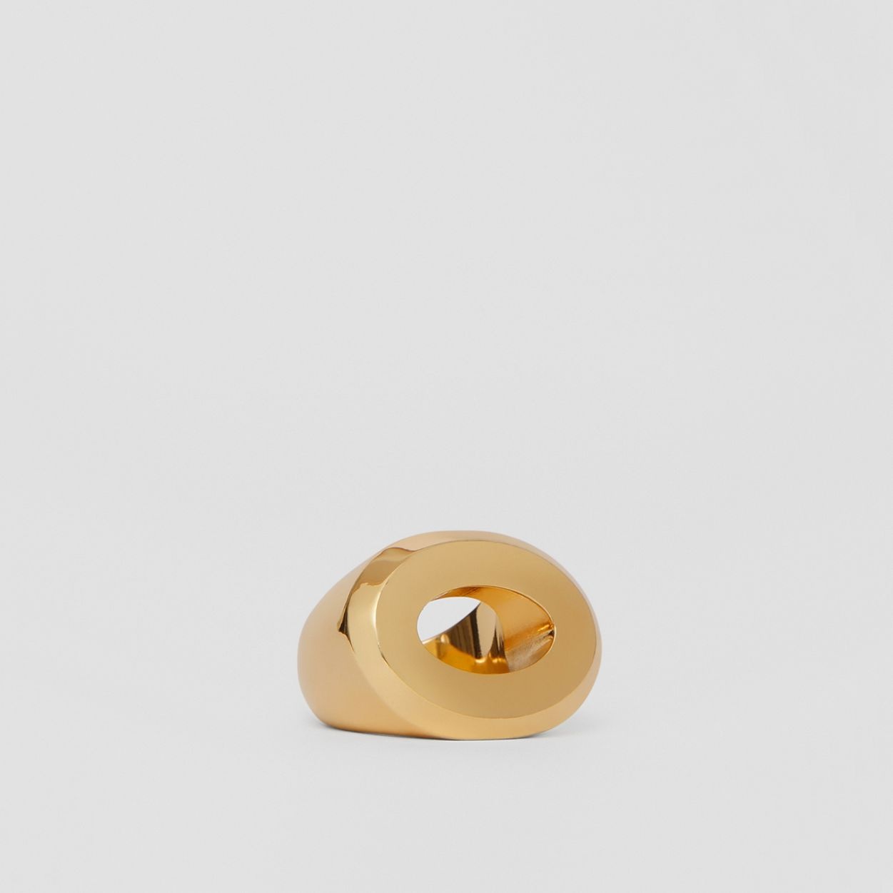 Gold-plated Cut-out Detail Ring - 4