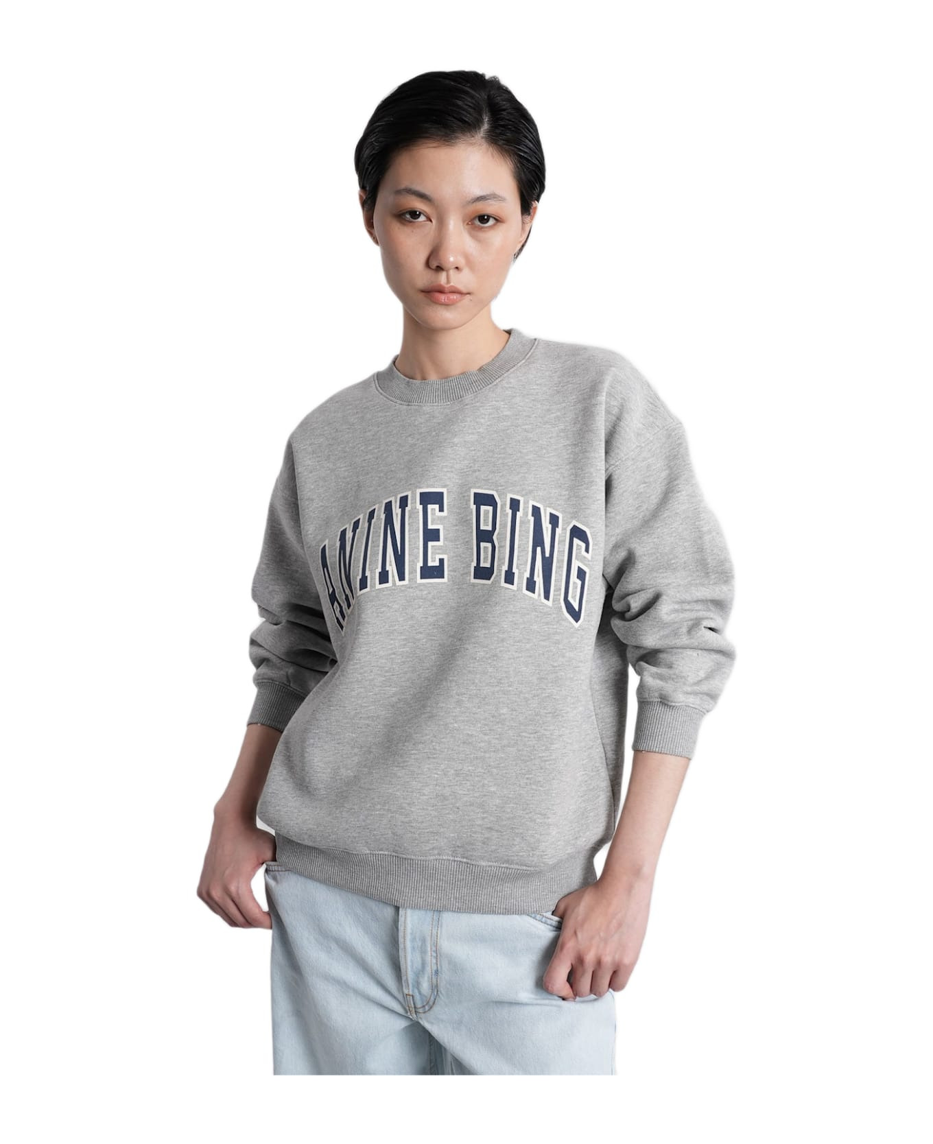 Spencer Sweatshirt In Grey Cotton - 1
