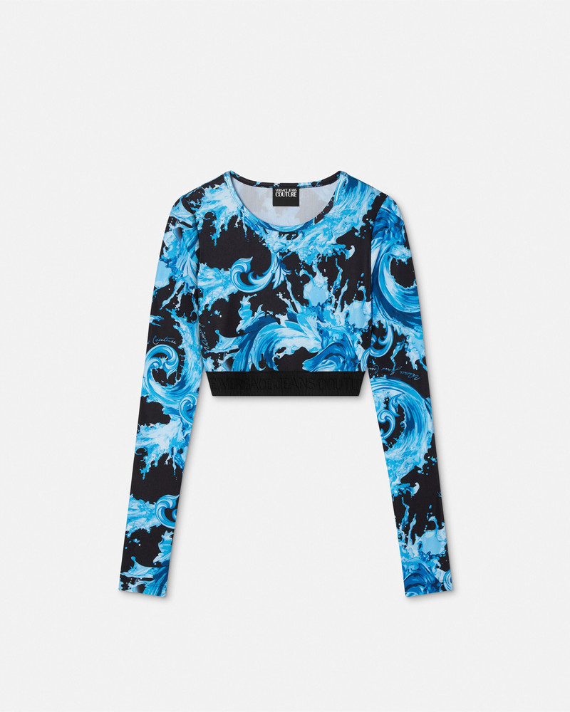Printed Crop Top 1