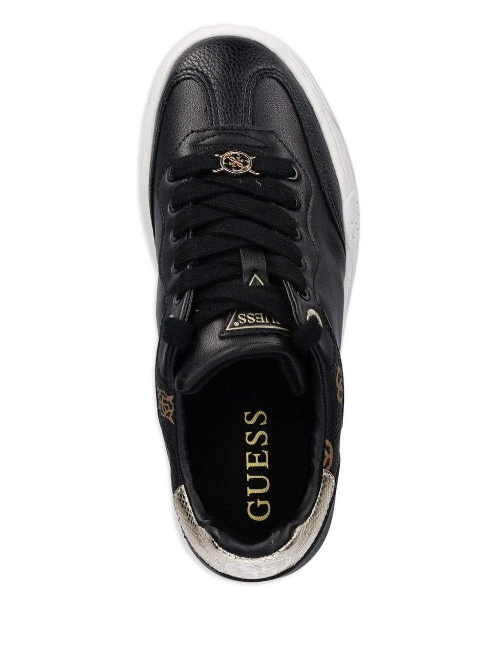 Swole platform-sole logo sneakers - 4