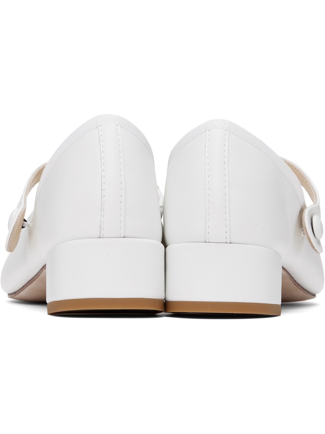 White Rose Mary Jane Heels - 2
