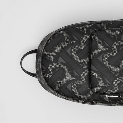 Burberry Monogram Print E-canvas Backpack outlook