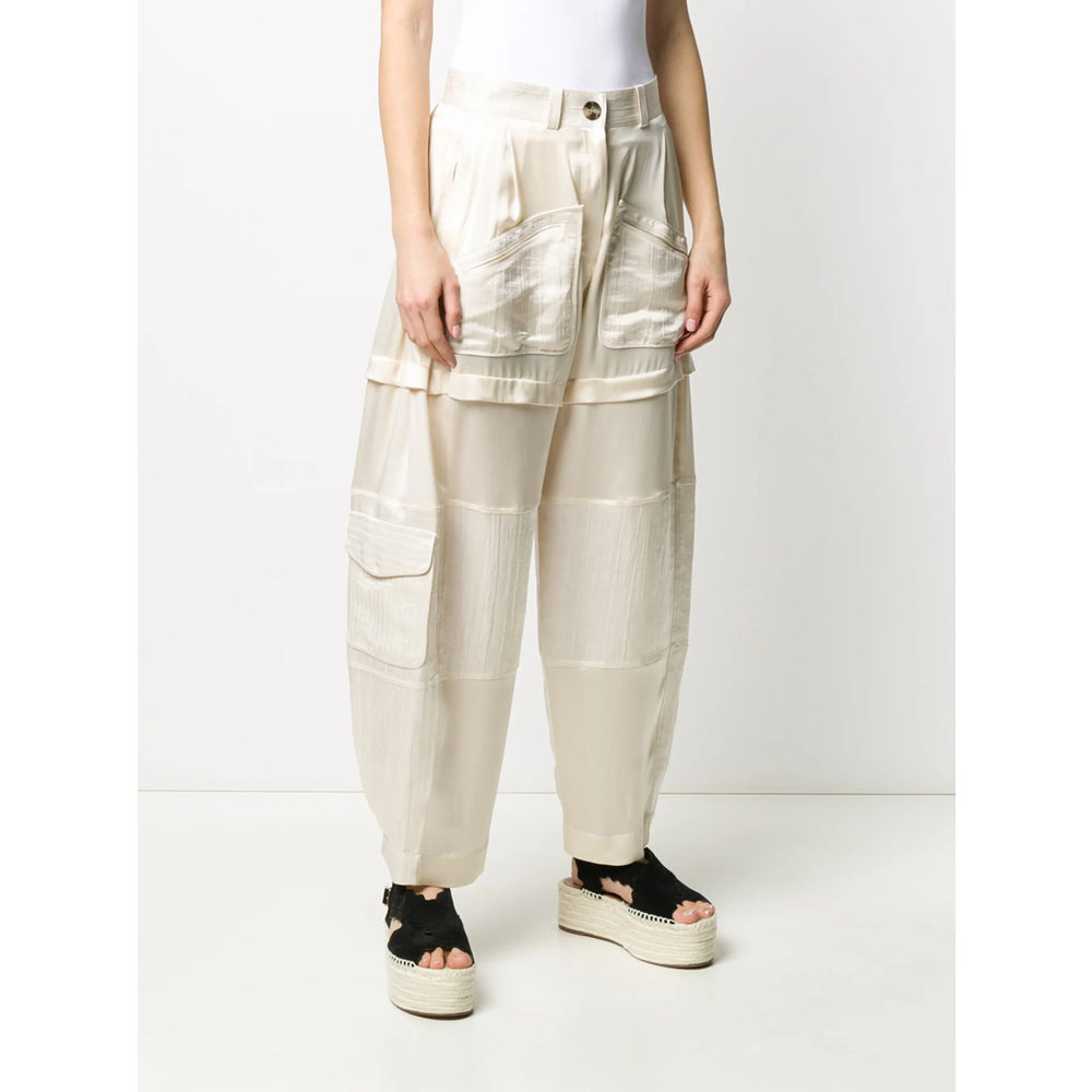 Lanvin Neutrals Trousers - Tapered Trousers Women - 4