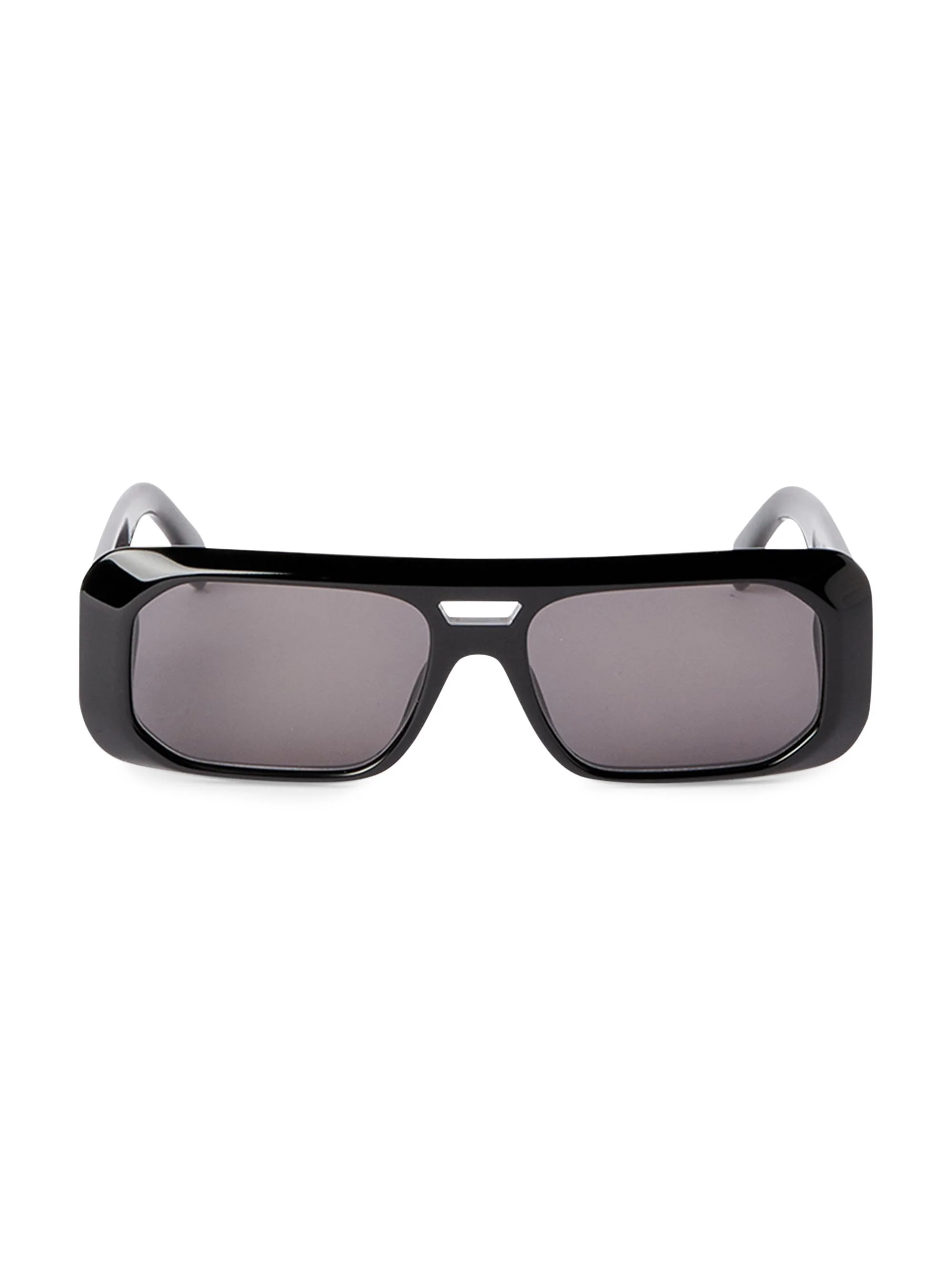 Women's Willow 57MM Rectangular Sunglasses - Black - 1