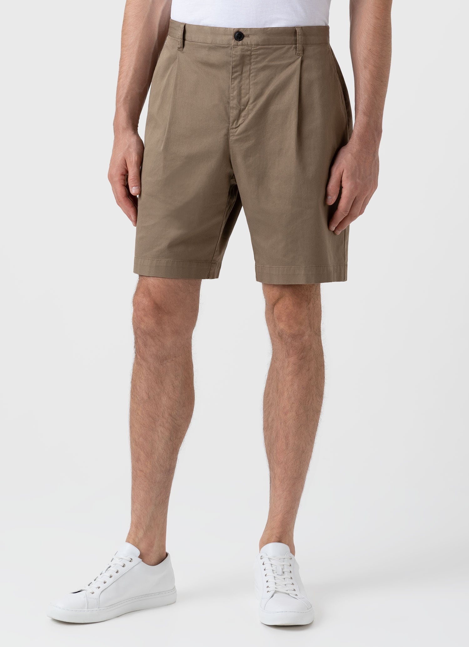 Pleated Twill Short - 2