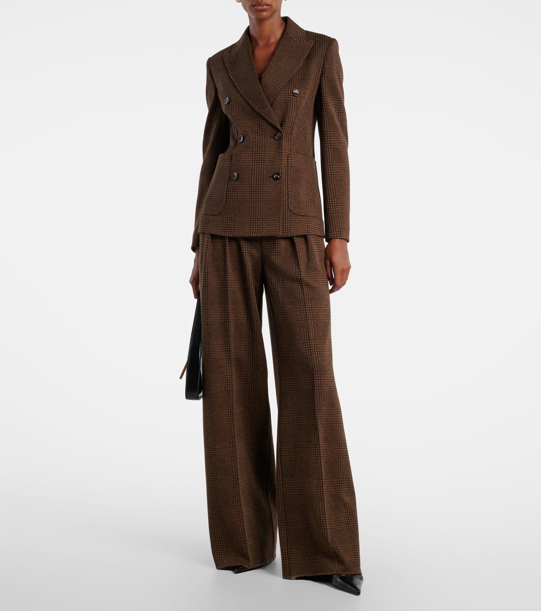 Zulma plaid cotton and wool-blend blazer - 2