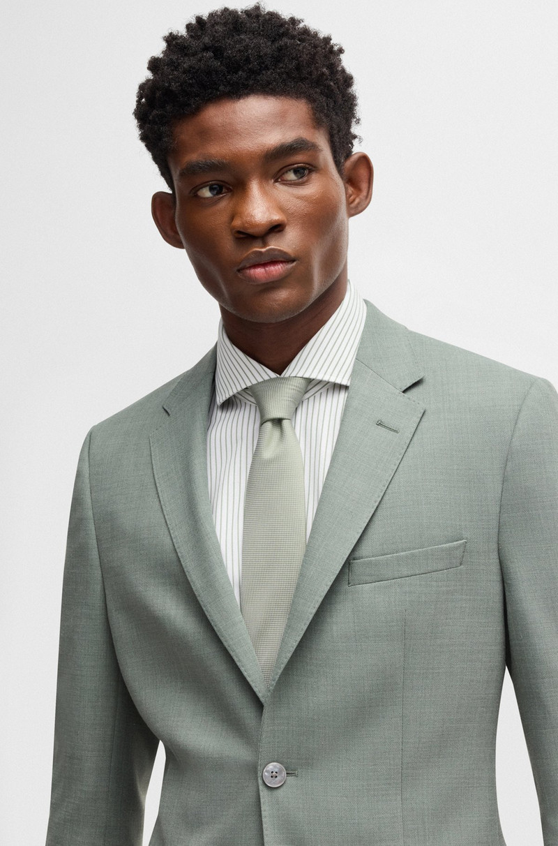 BOSS MICRO-PATTERN JACQUARD TIE WITH SILK outlook